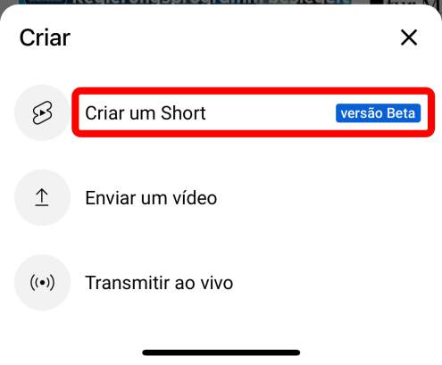 YouTube Shorts orientação detalhada em 2022